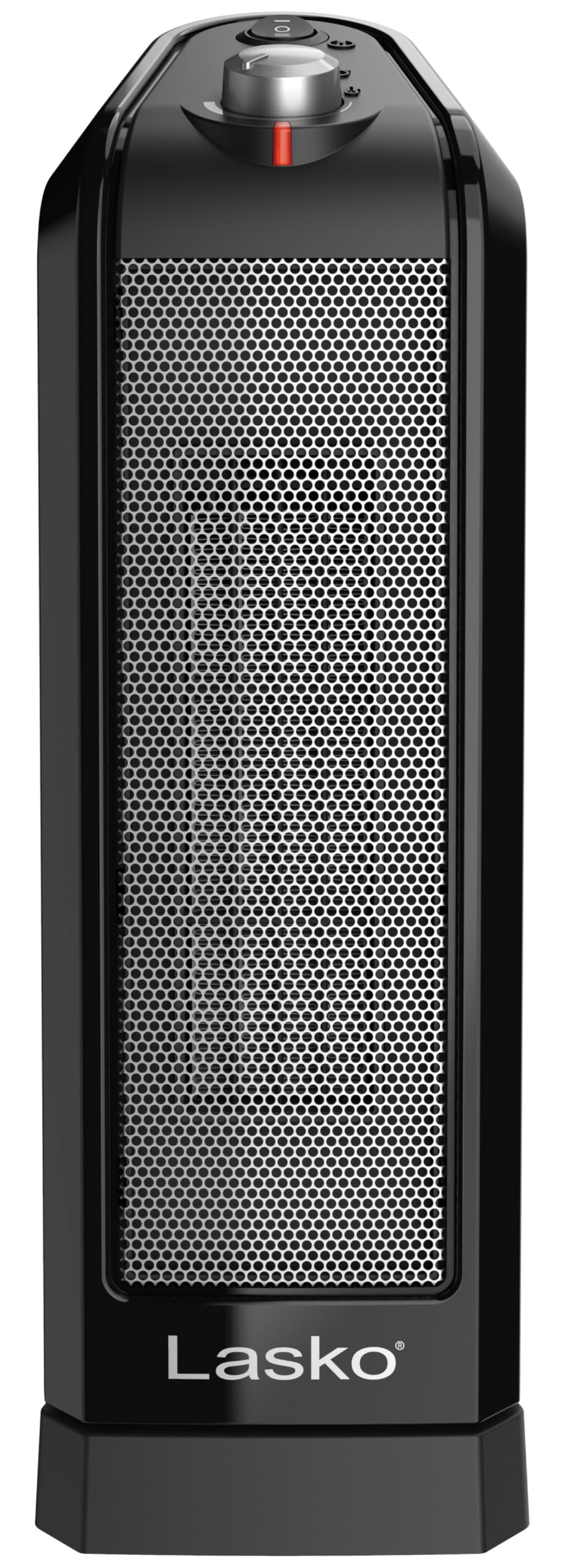 Lasko Oscillating Ceramic Tower Space Heater for Home with Overheat Protection, Adjustable Thermostat, and 2 Speeds, 15.7 Inches, Black, 1500W, CT16450