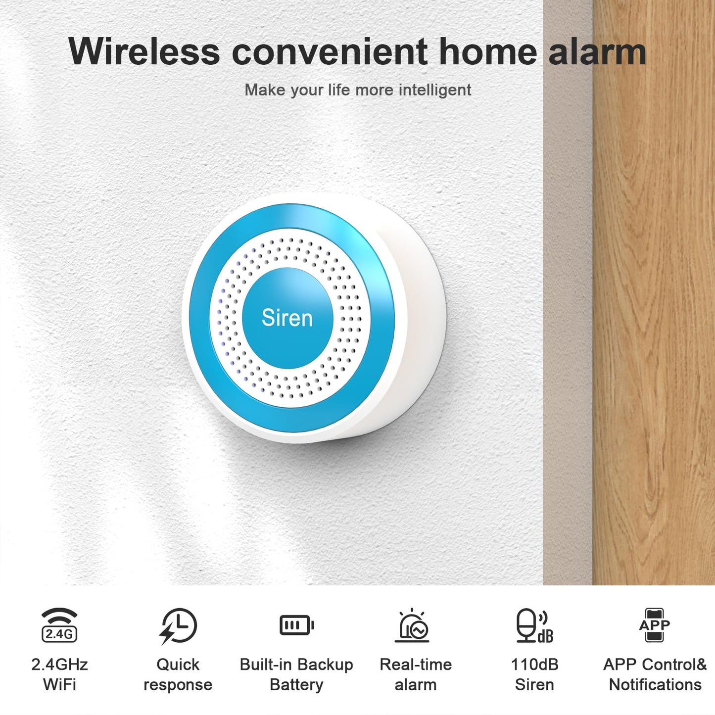 PGST Alarm System for Home Security,2025 Wireless Security Systems for House with Instant App Alerts,13Pcs with Door/Motion Sensors,Remote,Compatible with Alexa for Villa,Apartment,Kids Safety,Office