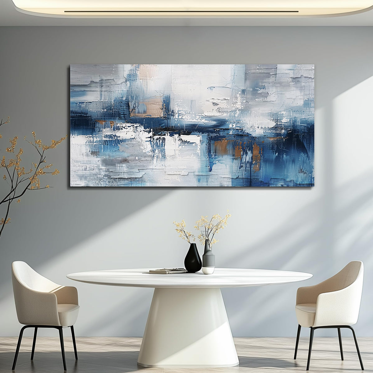 KELIYUAN Modern Fashion Minimalism Abstract Painting Wall Art For Living Room Large Canvas Wall Decor For Office Bedroom Decoration Mural Inspiration Wall Pictures Artwork Room Home Decor 30 x60 in