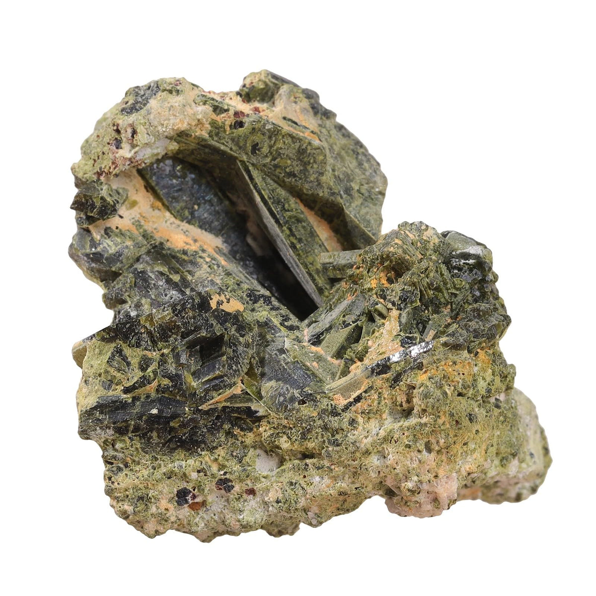 moonsix 0.11-0.22 LB Natural Green Tourmaline Crystal Stone Irregular Raw Crystal Mineral Specimen for Tumbling, Wicca, Cabbing
