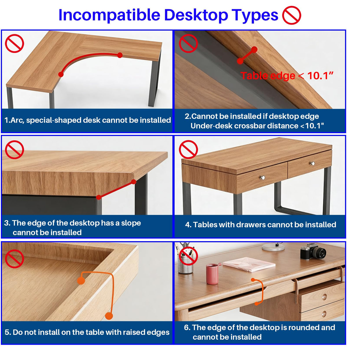 No Drill Under Desk Laptop Mount, Metal Under Desk Storage Shelf with Cable Management, Laptop Storage Tray for MacBook, Keyboard, Mac Mini, Anti-Scratch Silicone, Fits Office, Gaming, Workstations