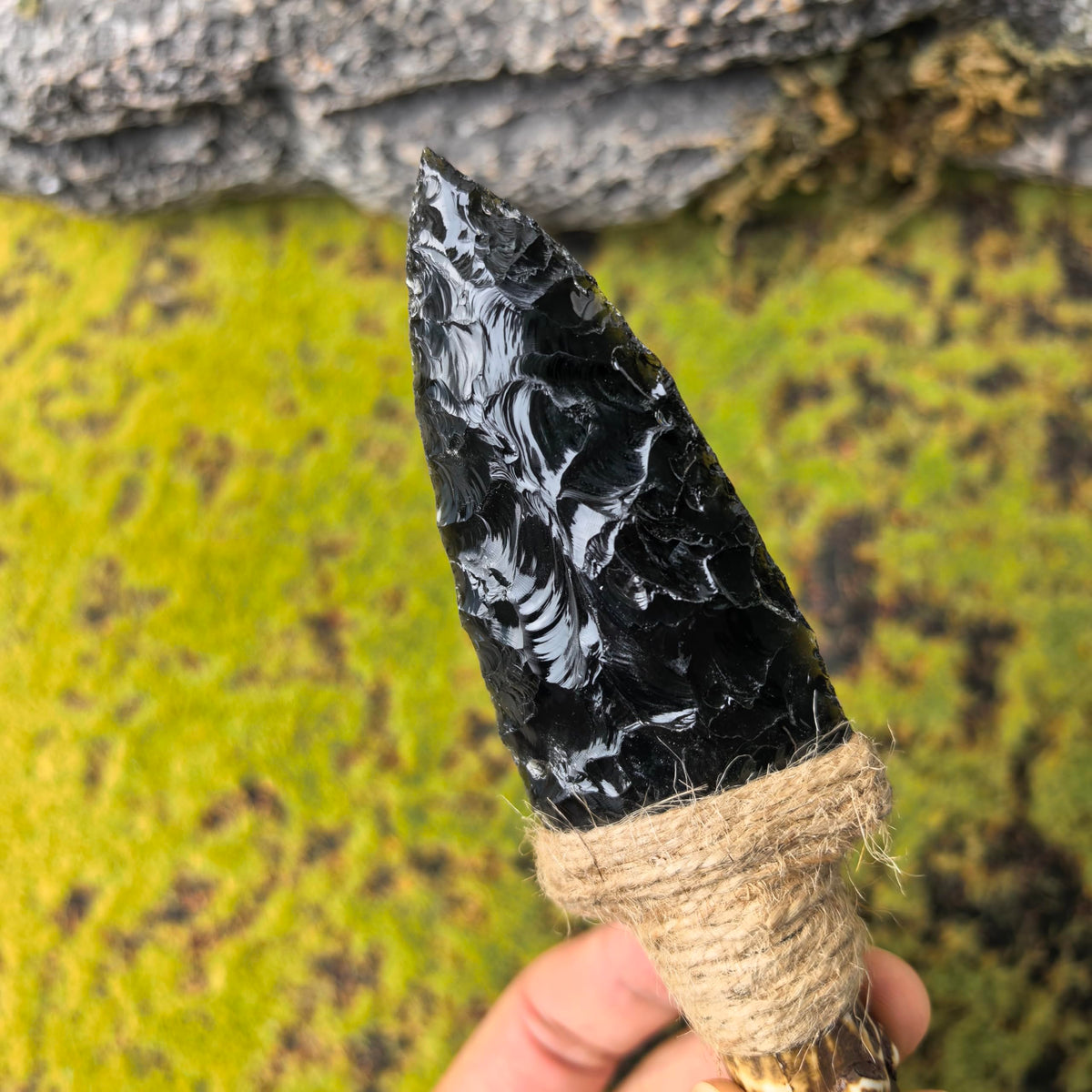 Obsidian Knife Dagger Arrowhead Healing Chakra Stone Arrow Decor Natural Amethyst Gemstone Gift Home Decoration,Quartz Crystal Sculpture Sword Collection Gifts (Obsidian Knife A)
