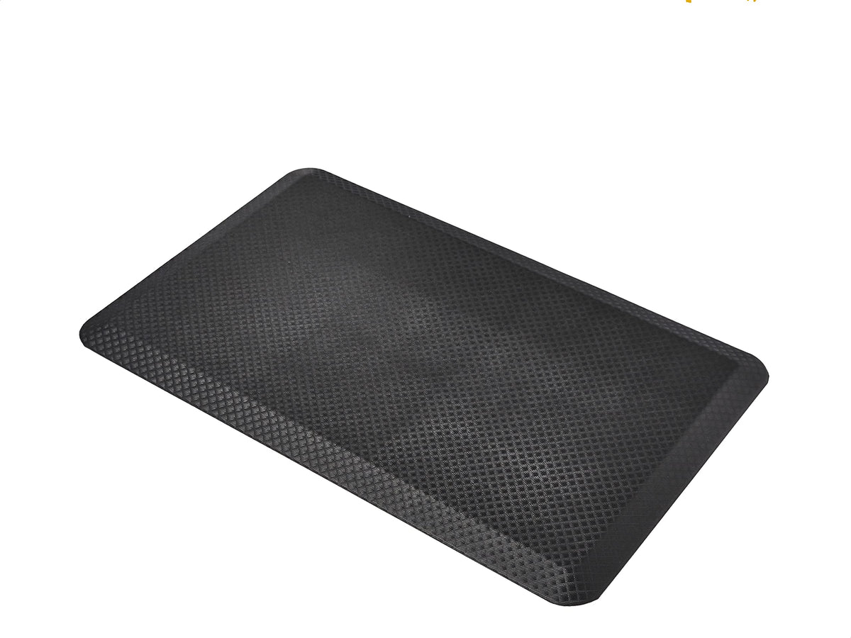 Amazon Basics 3/4" Rectangular Durable Anti-Fatigue Supportive Comfort Standing Mat, 32" x 20", Black