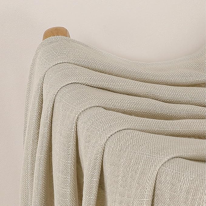Chyhomenyc Semi Sheer Curtains 84 Inches Long 2 Panels Set, Light Filtering