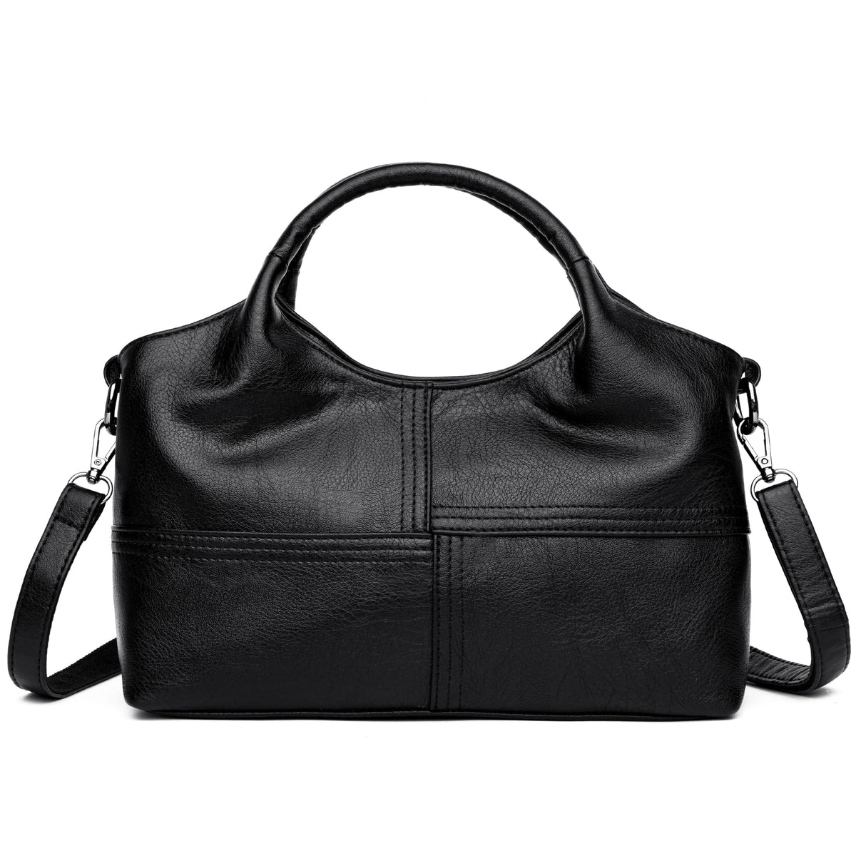 FSD. WG Leather Shoulder Bags Purses and Handbags for Women Top Handle Tote Satchel Ladies Hobo Bags