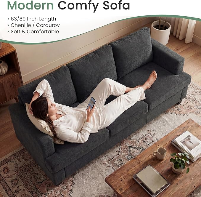 YOUDENOVA Sofa, Modern Comfy Couches