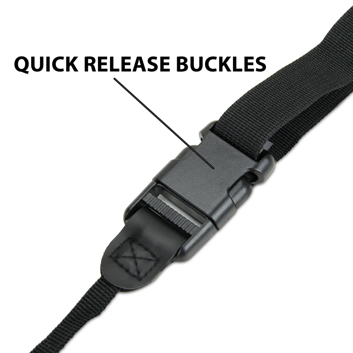 USA Gear DSLR Camera Strap Chest Harness with Quick Release Buckles, Black Neoprene Pattern and Accessory Pockets - Compatible with Canon, Nikon, Sony and More Point and Shoot and Mirrorless Cameras