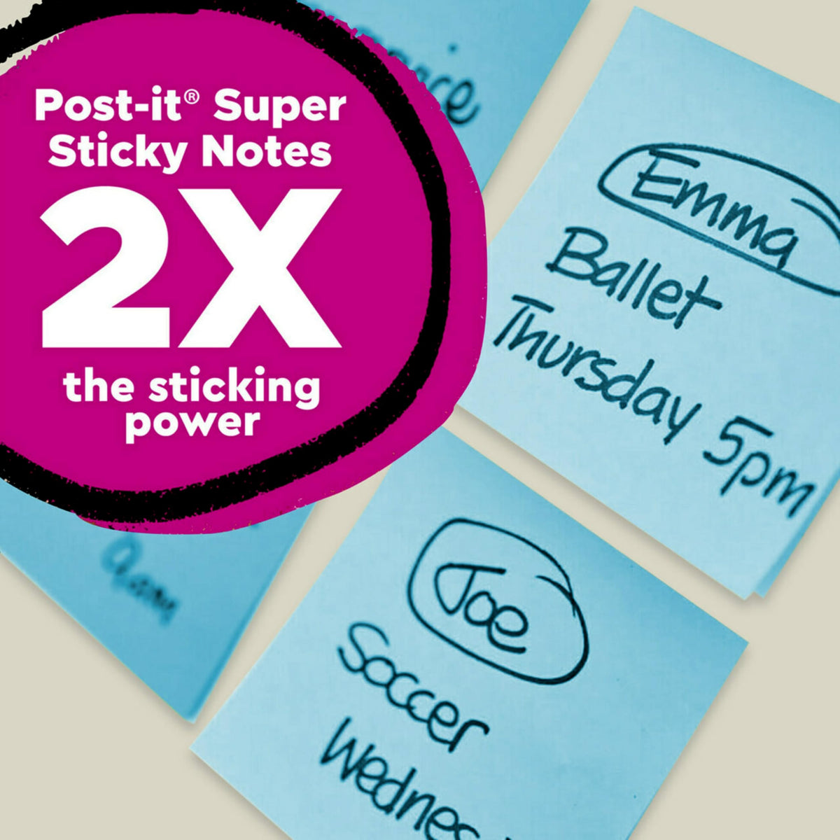 Post-it Super Sticky 100% Recycled Pop-up Notes, 3 in. x 3 in., 70 Sheets, 6 Pads, Oasis Collection, School Supplies and Office Products
