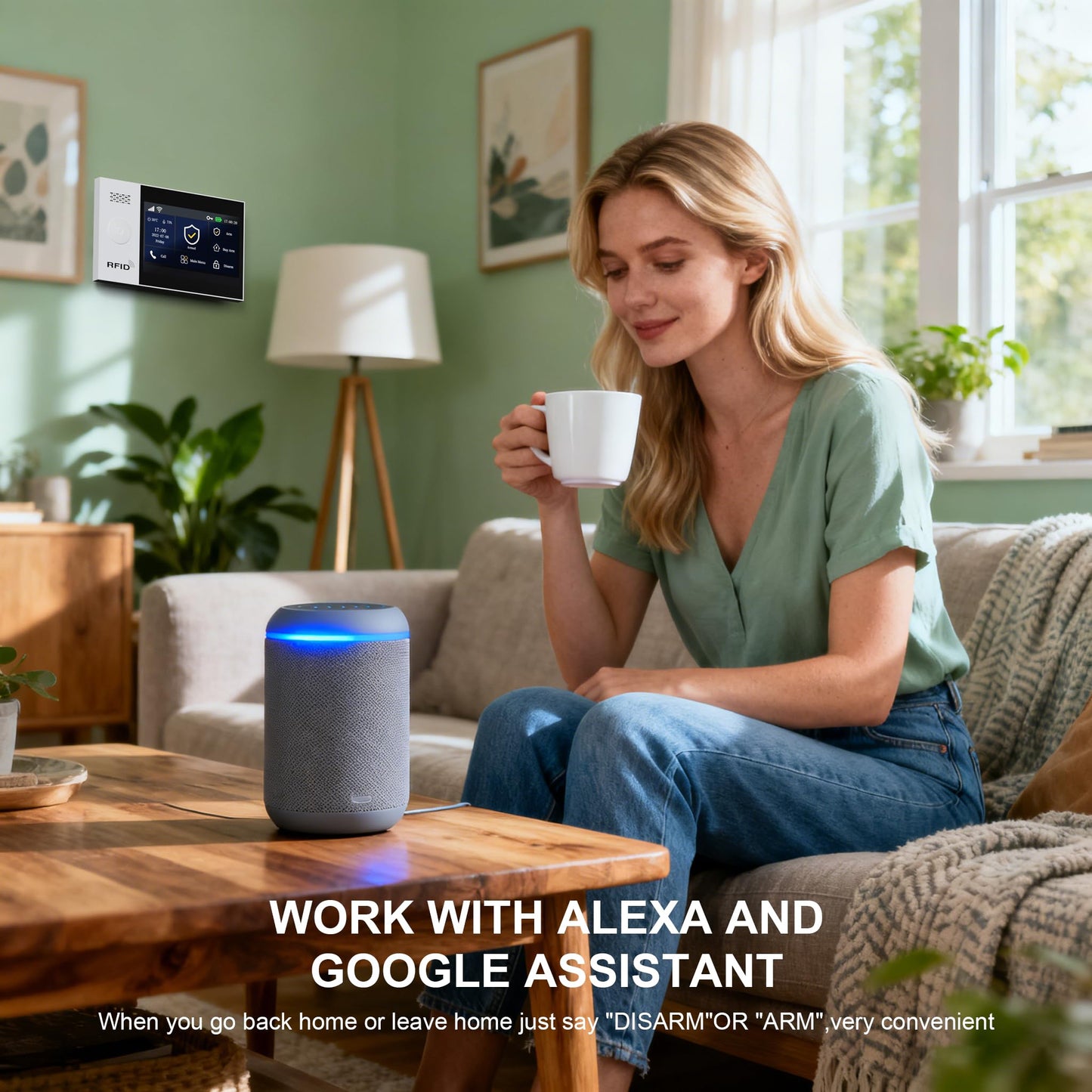 PGST Wireless Home Alarm System,Smart Home Security Systems with 4G SMS/Tuya App Instant Alerts,Motion Detector,Door Alarm Sensors,Work with Alexa and Google Home,No Monthly Fee (24 Pieces)