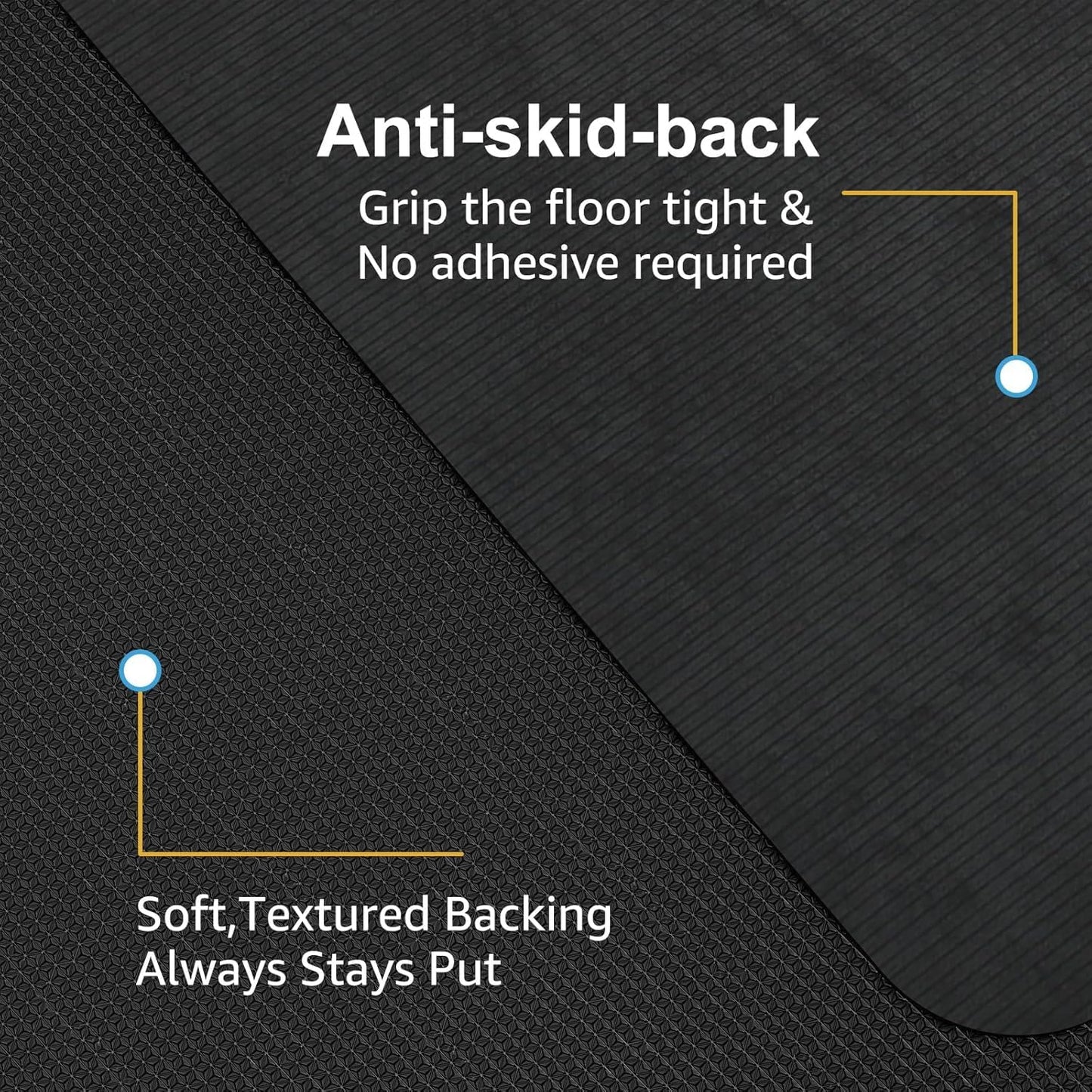 Placoot Desk Chair Mat for Hardwood Floor & Tile 55"x35" Office Chair Mat for Rolling Chairs Large Anti-Slip-Recyclable Material Computer Chair Rug for Office/Home
