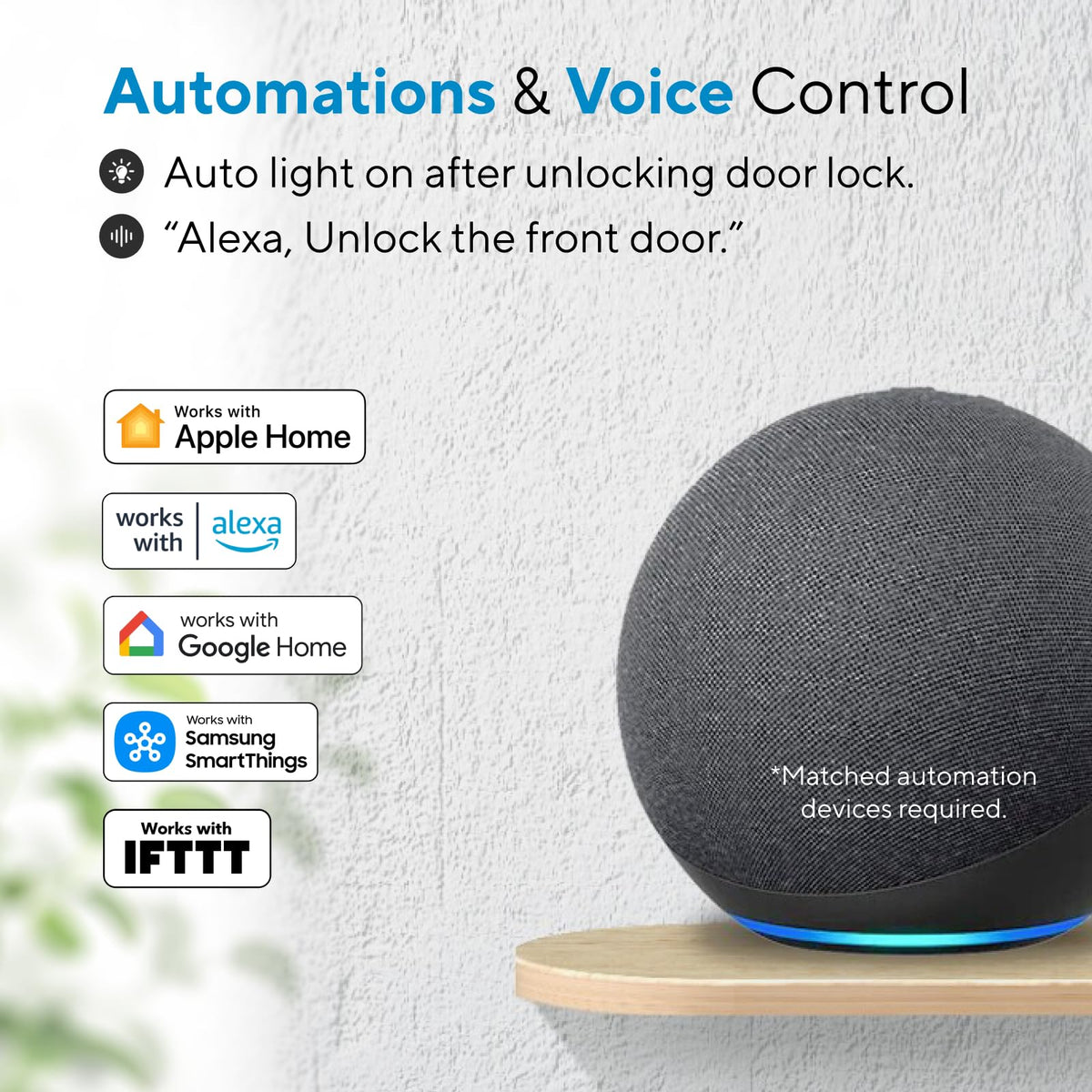 ULTRALOQ Bolt SE Smart Lock, Built-in Wi-Fi, Matter Over Thread, Works with Apple Home, Alexa, Google, 7-in-1 Keyless Entry Deadbolt with Fingerprint ID, App, Keypad, Remote Control, 18 Months Battery