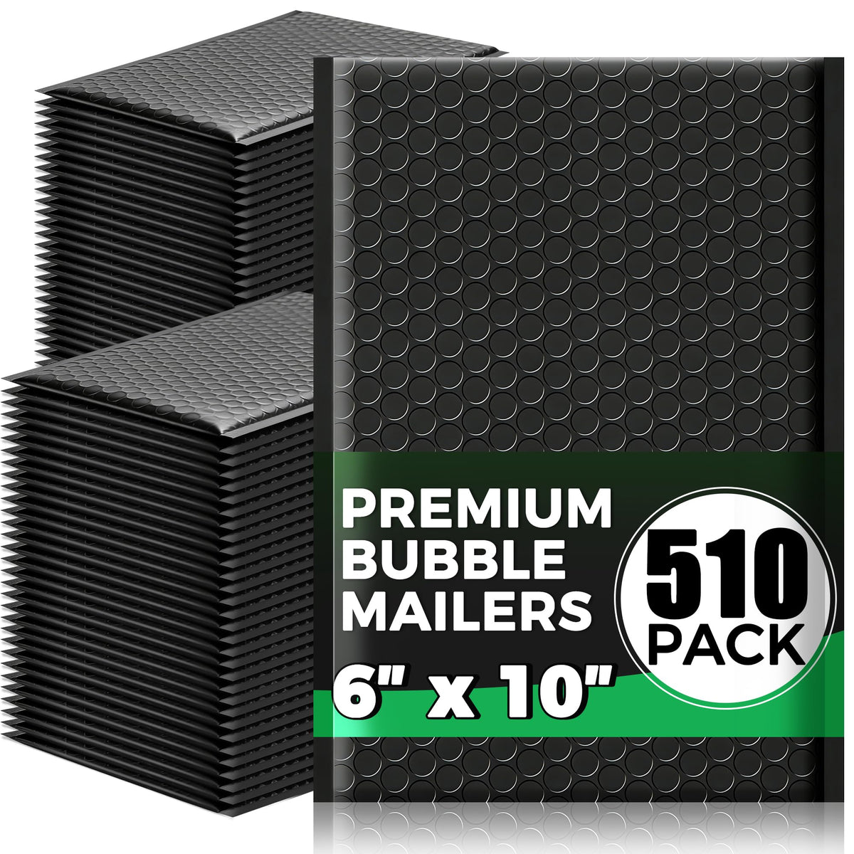 510 Pack 6’’ x 10’’ Bubble Mailer - Self-Sealing Waterproof Small Mailing Envelopes Padded Lightweight Bags 6 x 9 Usable Space for Apparel Accessories, Phone Cases, Trading & Greeting Cards, Prints