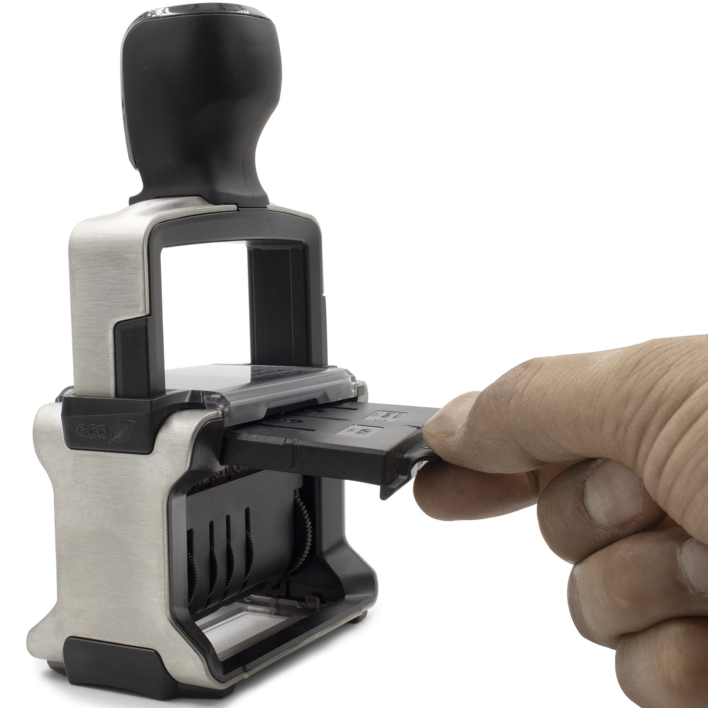 Rubber Stamp Creation - 5117 Professional 12-Message Stamp w/Dater, Self-Inking, Blue Ink Color