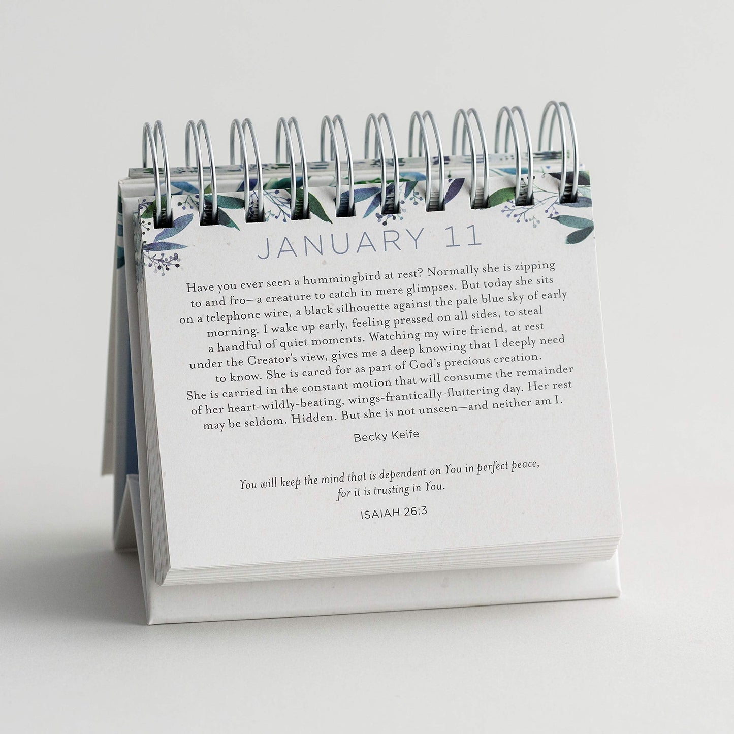 DaySpring - A Moment To Breathe: 366 Devotional Thoughts That Meet You in Your Everyday Mess: An Inspirational DaySpring DayBrightener - Perpetual Calendar, 1.5" x 5.5" x 5.5" (90857)