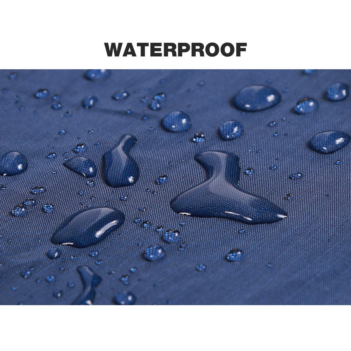 REDCAMP Large Waterproof Stadium Blanket for Cold Weather, Soft Warm Fleece Camping Blanket Windproof for Outdoor Sports, Dark Blue