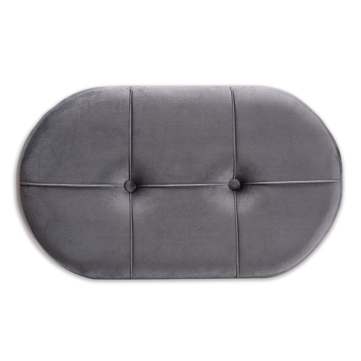 Baxton Studio Ottomans, Grey/Natural