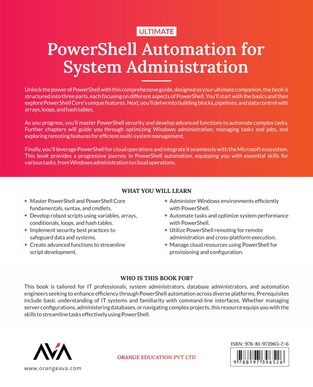 Ultimate PowerShell Automation for System Administration: Streamline Automation and Administration Tasks with Advanced PowerShell Techniques and ... (Cloud Ops Engineer — Automation Path)