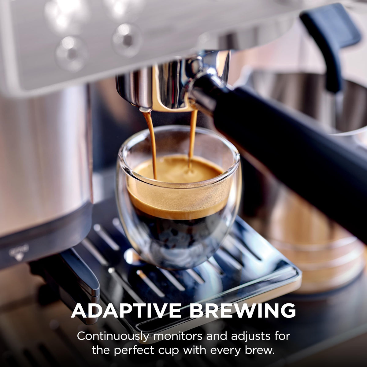 Ninja Luxe Café Premier 3-in-1 Espresso Machine, Drip Coffee, & Rapid Cold Brew | Built-in Coffee Grinder, Hands-Free Milk Frother, Assisted Tamper for Cappuccinos & Lattes | Stainless Steel | ES601