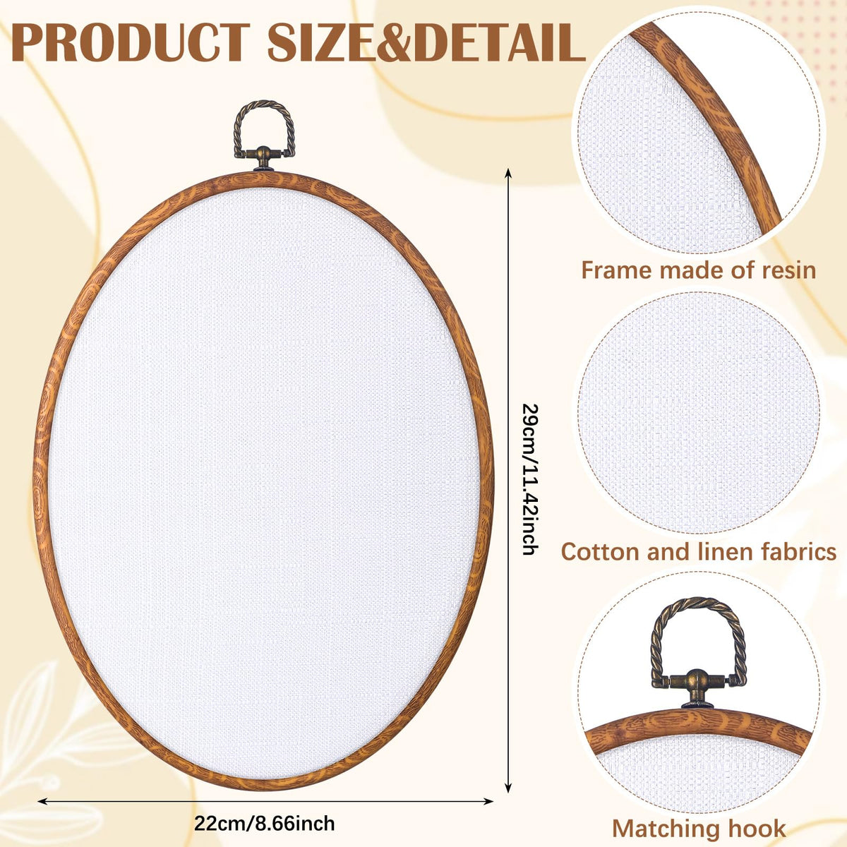 Yalikop Pin Display Board Fabric Enamel Pin Boards Wall Hanging Brooch Earrings Necklace Jewelry Holder Organizer Display Storage for Home and Holiday(White,11.4" X 8.6",1)