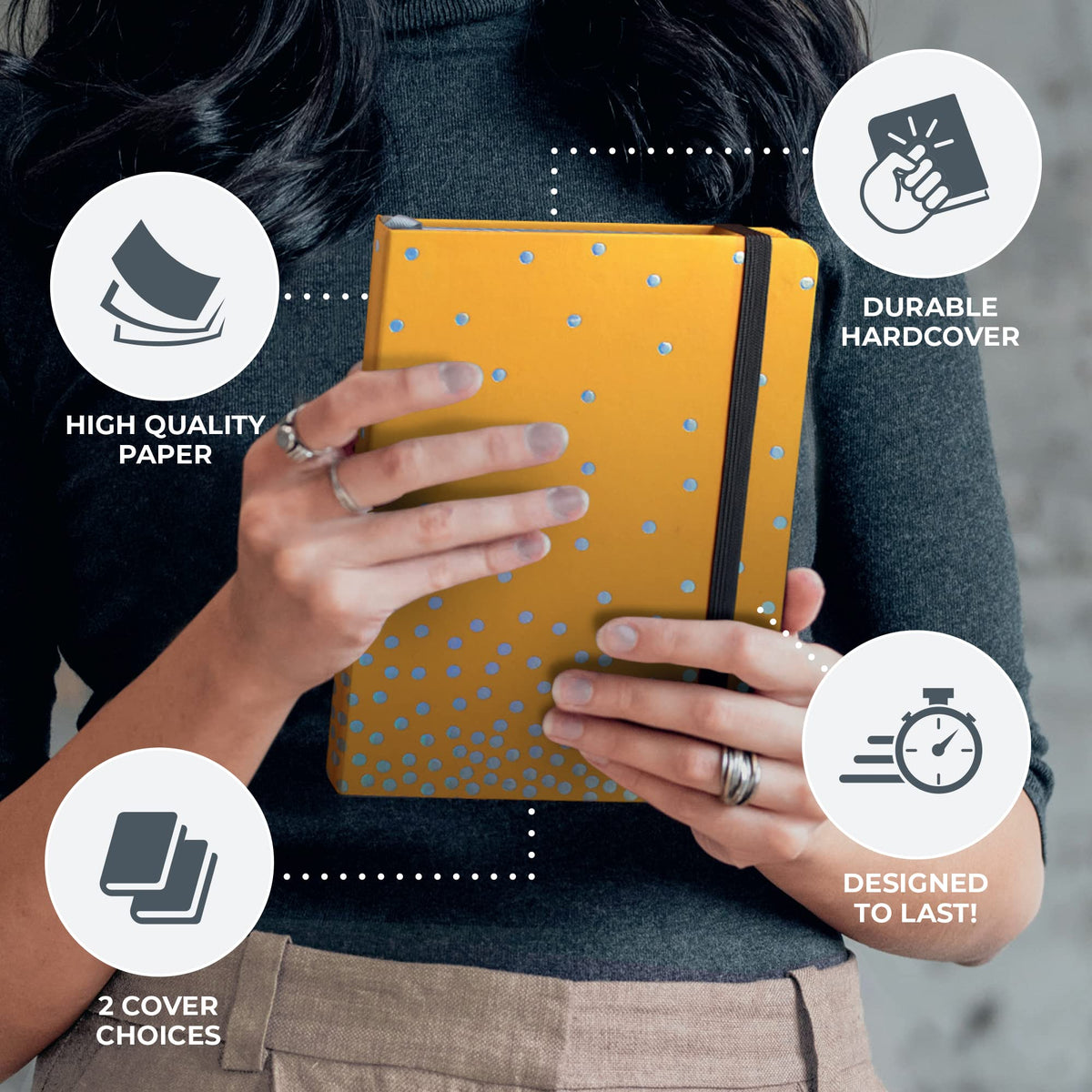Boxclever Press Goal Planner – Luxury Undated Weekly Planner to Increase Productivity & Achieve your Goals. Weekly, Monthly, Quarterly Undated Planner with Vision Boards & Habit Trackers. 8.5 x 5.5ins