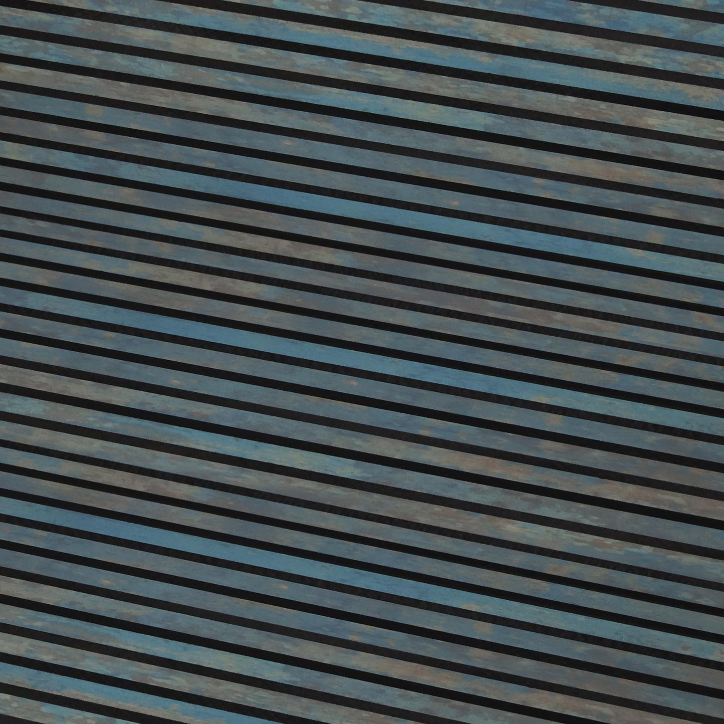 GreenClad Wood Slat Wall Panels for Interior Wall Decor, Acoustic MDF Wall Panels with PET Backing, Easy Install Wall Paneling for Living Room Bedroom Office, Antique Teal Blue Accent (94" x 12.6")