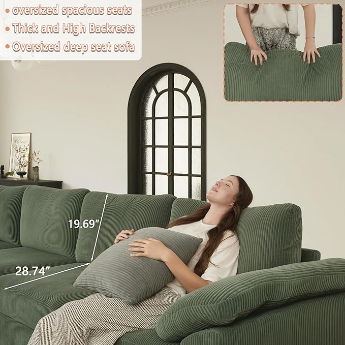 EASE MOOSE Oversized Sectional Sofa