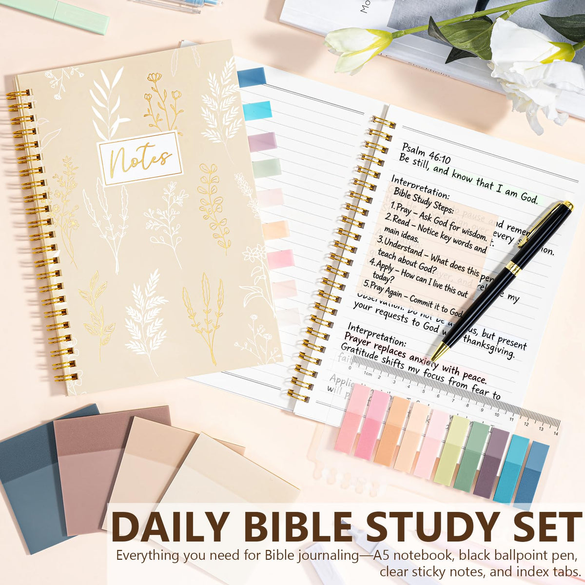 Bible Cover Case for Women Large Bible Bag, Bible Study Supplies Journaling Kit Quilted Church Bag with Handle, Puffer Book Carrying Case w/Tabs Accessories Mothers Day Christian Gifts for Women Mom