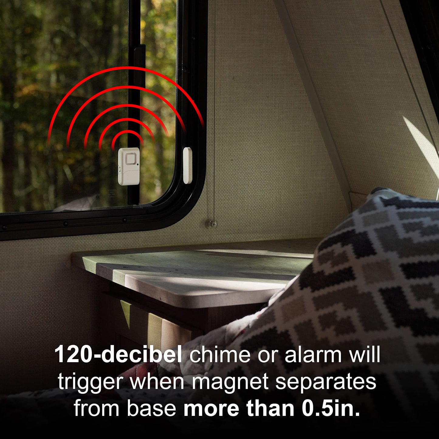 GE 45115 Wireless Magnetic Window Alarms 2 Pack
