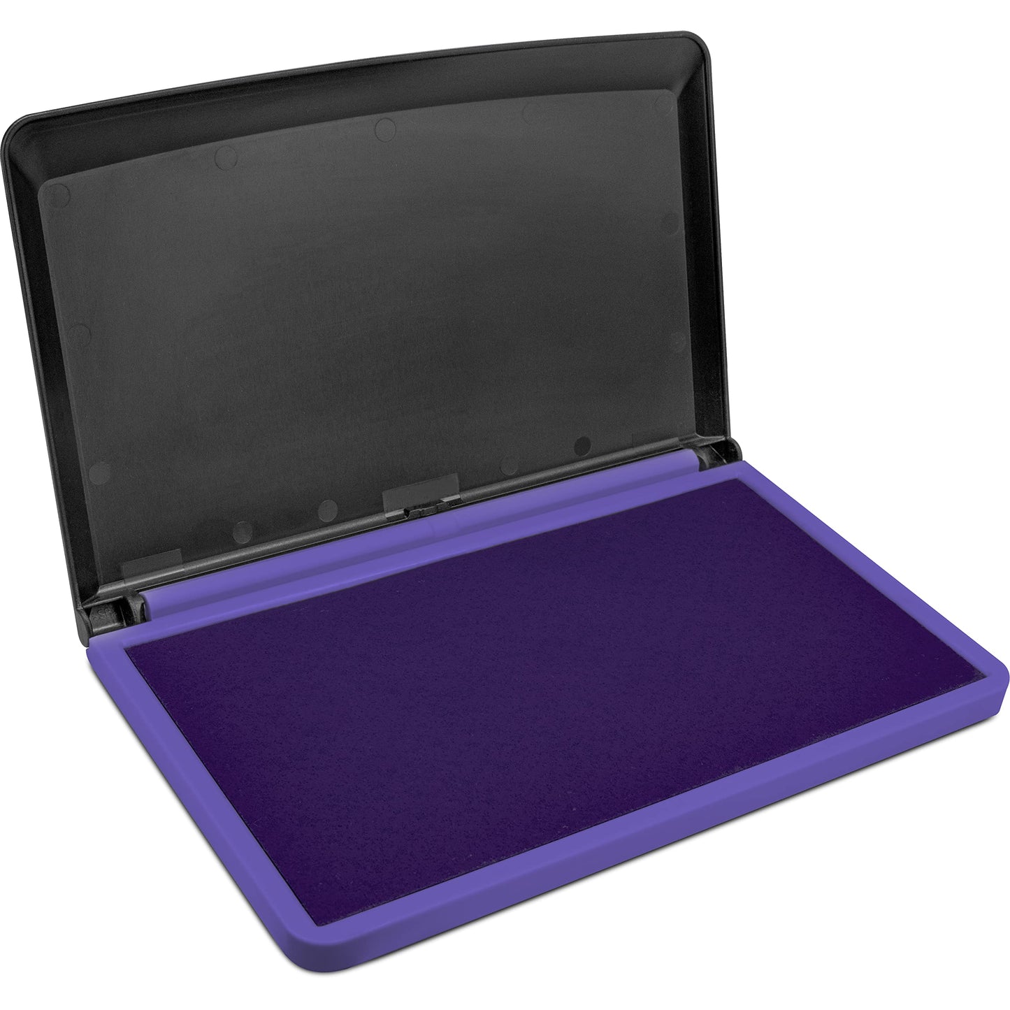 MaxMark Large Premium Purple Ink Stamp Pad - 3.5" x 6.25" - Quality Felt Pad