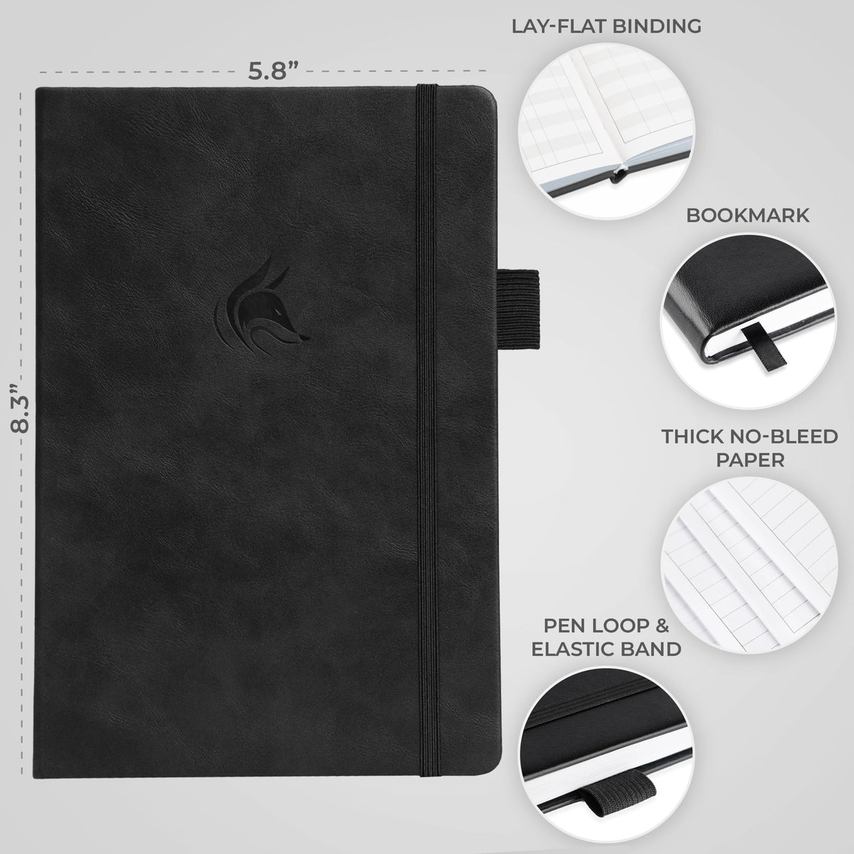 Clever Fox Bill Tracker Notebook – Monthly Bill Payment & Home Finance Organizer with Pocket – Efficient Budget & Expense Planner – Ledger Book to Manage Paying Bills for Saving Money (Black)