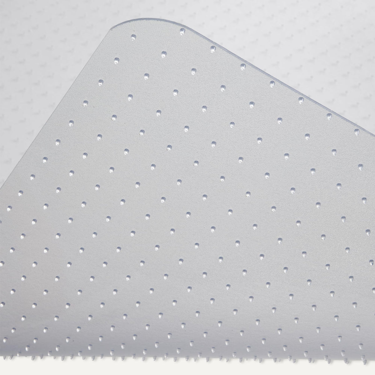 Amazon Basics Office Chair Mat for Low Pile Carpeted Floors, Clear Plastic with Studded Grips, 46" x 60", for Home or Office