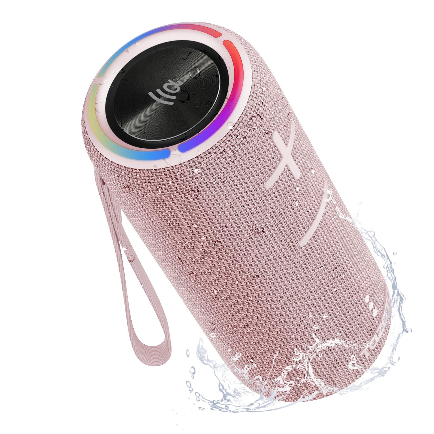 TAZATA Bluetooth Speaker,30W Portable Wireless Speaker with TWS,IPX7 Waterproof, 8H Playtime, LED Lights,for Pool/Beach/Shower, Birthday Gift, Valentines Day Gifts