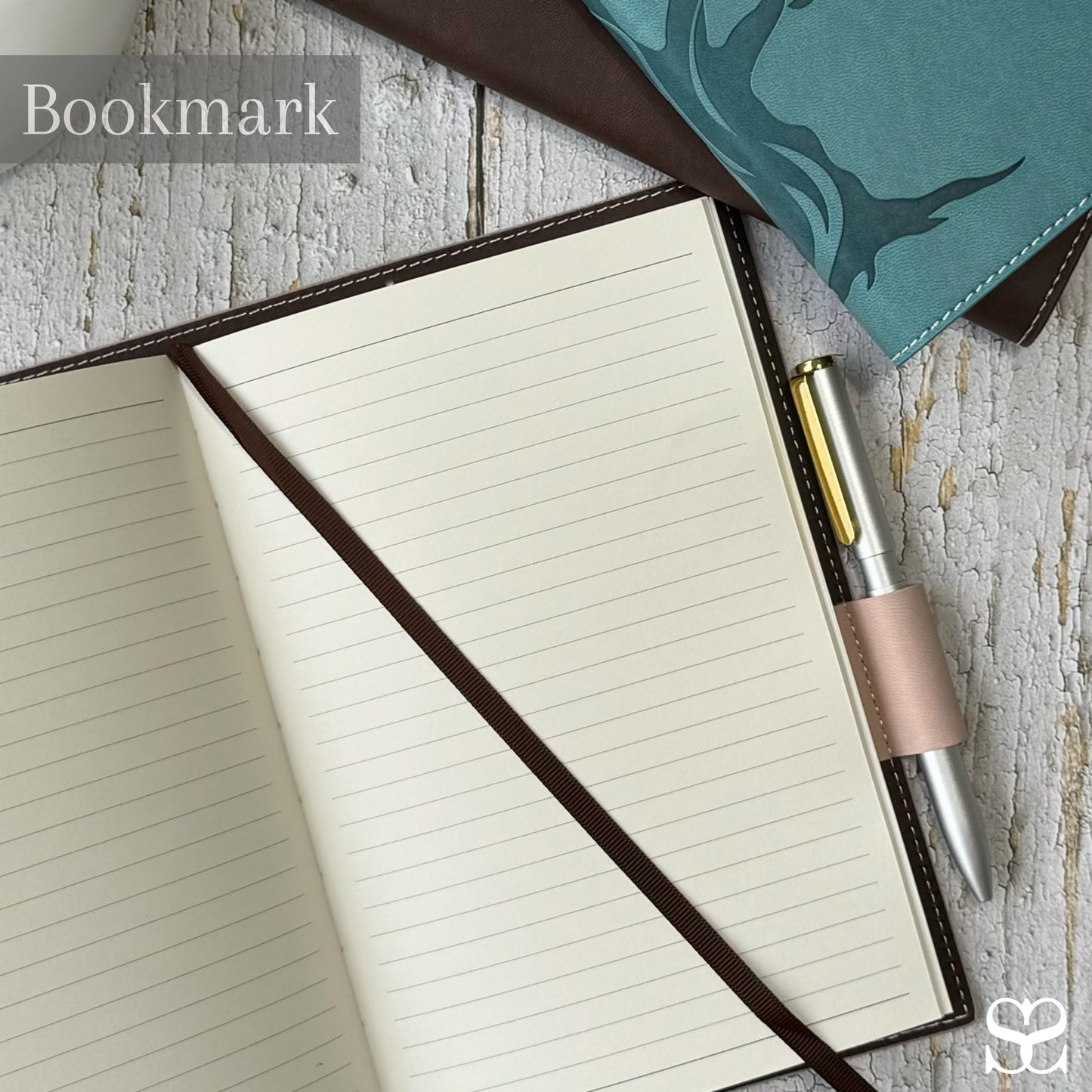 SETTINI® Lined Refill Journal Notebook for Refillable Journals – Premium A5 100 gsm Sheets Ruled Notepad 8.25 x 5.5 Inches with 256 Pages and Helpful Bookmark