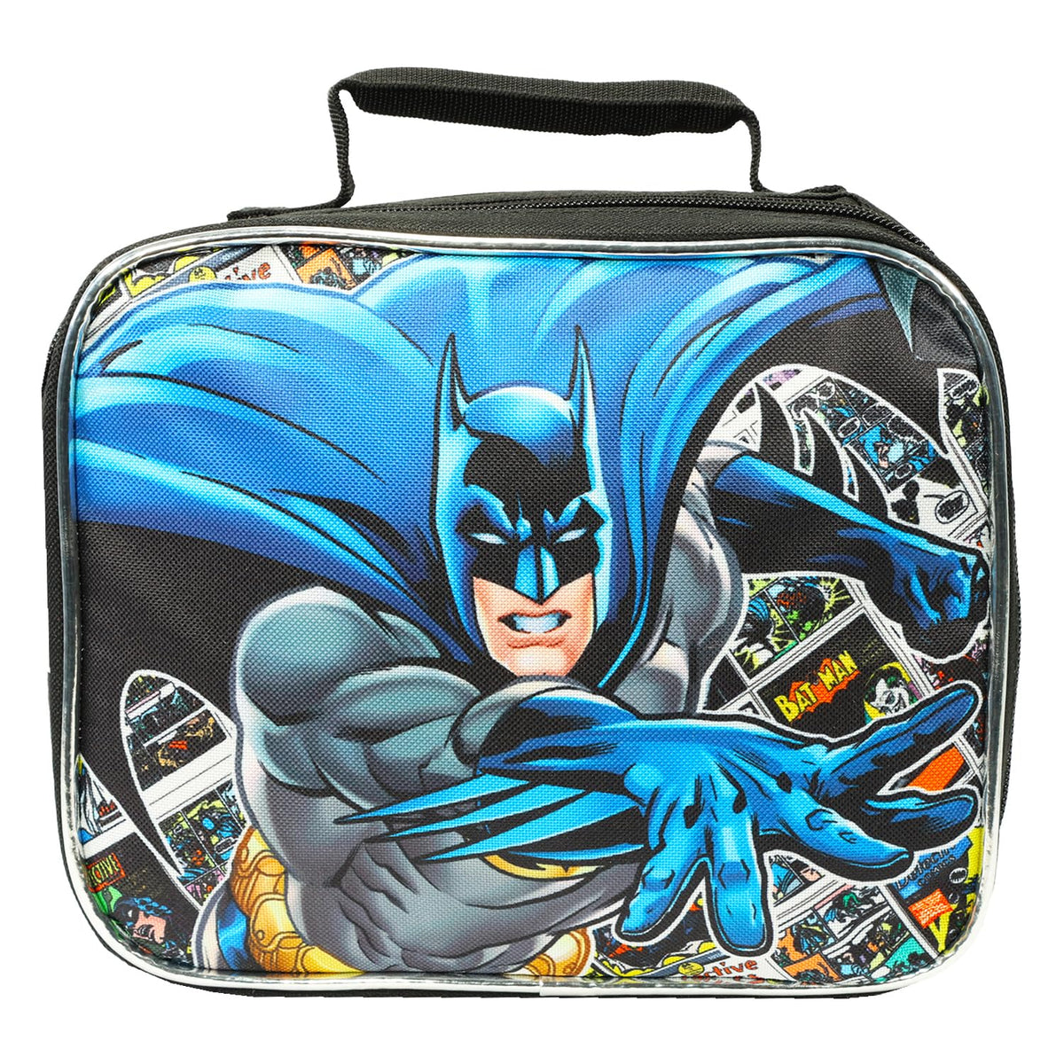 Batman Lunch Box Set - Superhero Insulated Lunch Bag Bundle with Stickers, Water Bottle, More | Batman School Supplies Meal Container for Kids