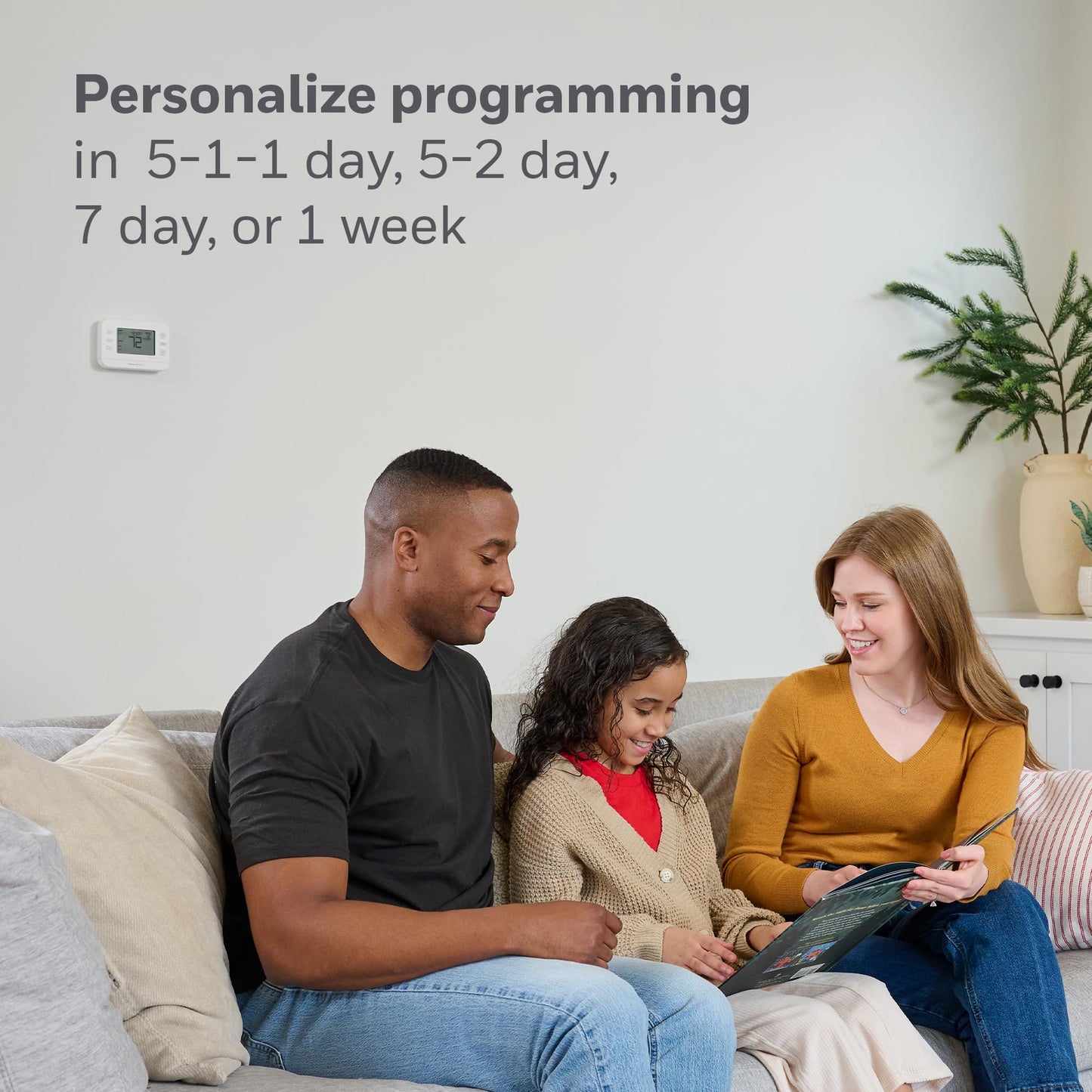 New! Honeywell Home Smart Thermostat, Conventional/Heat Pump Compatibility, WiFi Thermostat for Home, X2S, Gray