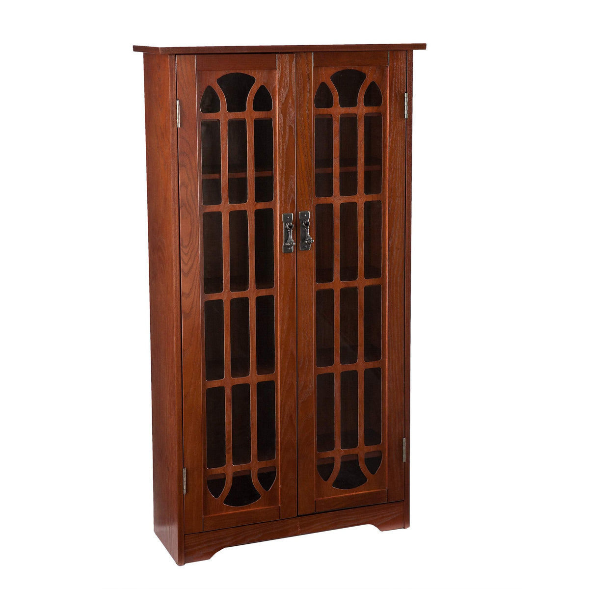 Furniture HotSpot Window Pane Media Cabinet - Oak