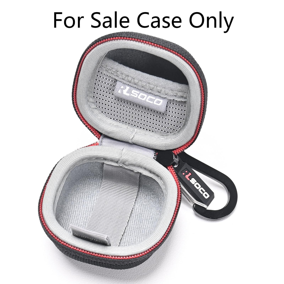 RLSOCO Hard Case for Huawei FreeBuds SE 2/SE 3 Wireless Earbuds - Black | Shockproof, Dustproof, Water-Resistant Storage Pouch, with Sturdy Metal Hook (Case Only)