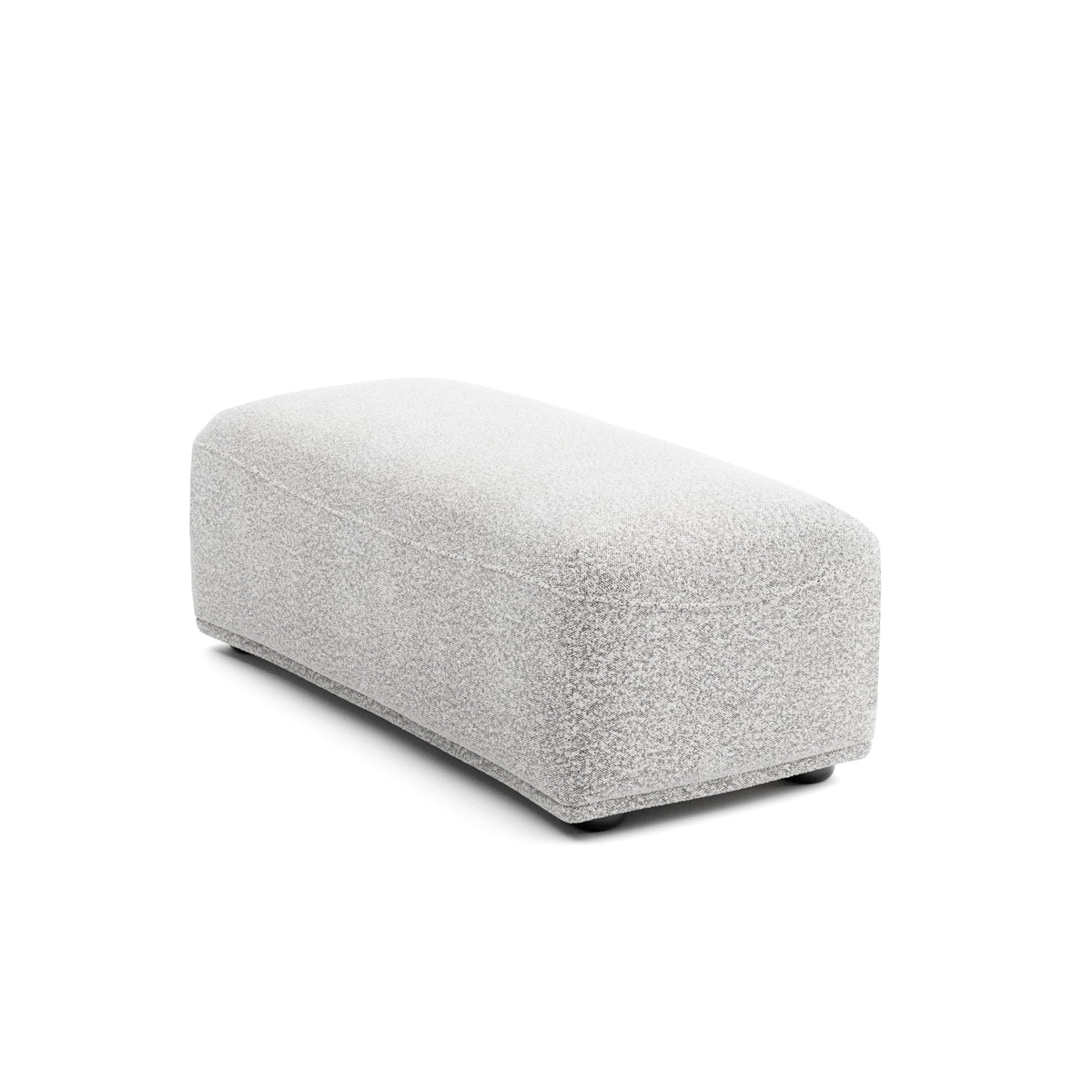 Furniture of America Tatiana Modern Boucle Modular Rectangular Ottoman for Living Room, Office, Free-Combined, FSC & Oeko TEX Certified, Light Gray