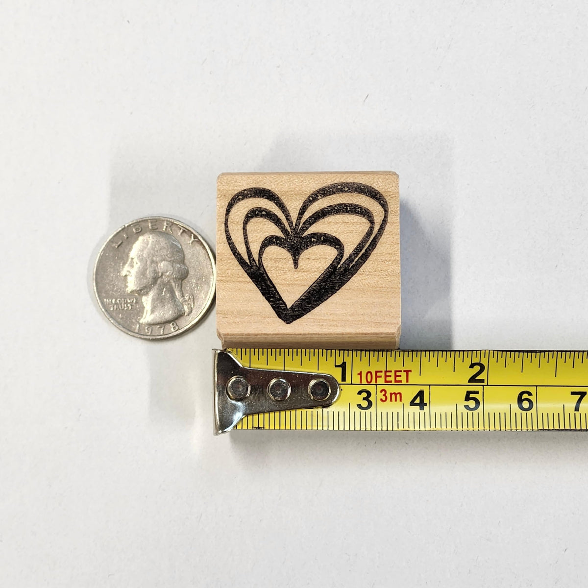 Valentine's Hearts Rubber Stamps