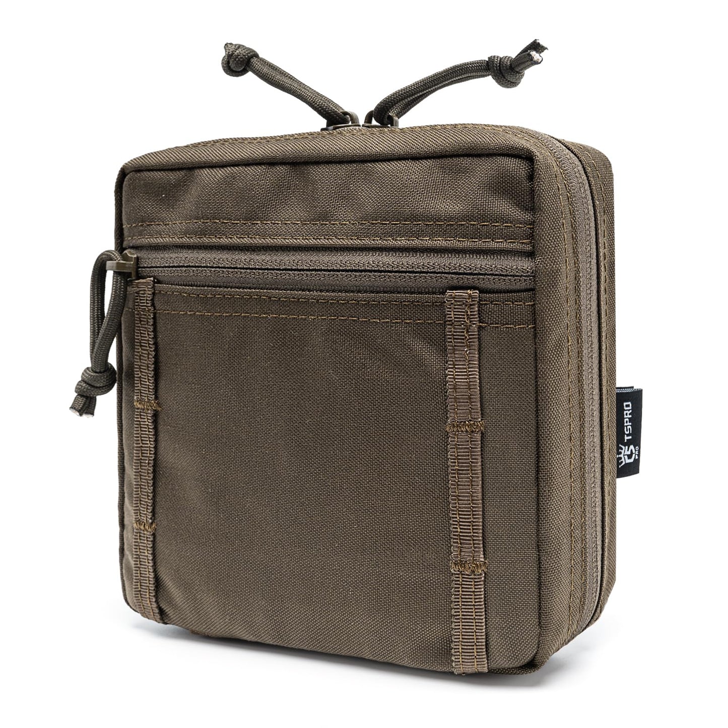 TSPRO Tactical Admin Pouch Compact EDC Utility Gadget Gear Pouches Portable Kit Organizer Storage Accessory for Bags (Green)