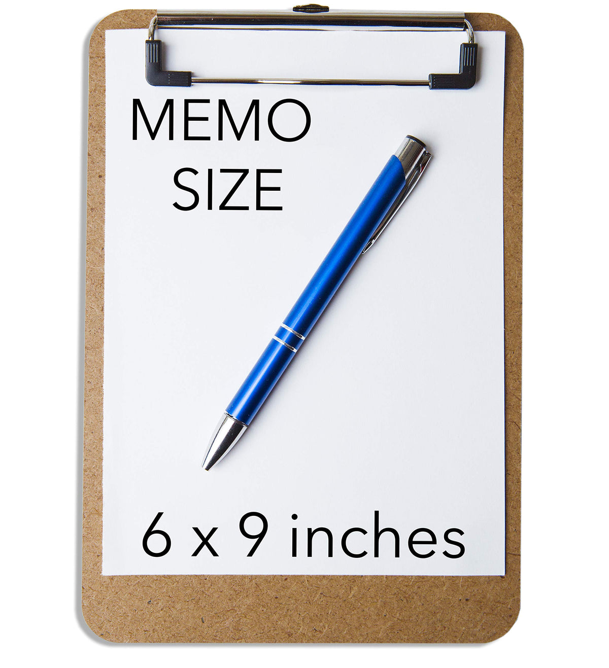 Mini Clipboard 6" x 9" (Set of 6) Memo Clipboard | Small Clipboards 6x9 with Low Profile Clip, Mini Clipboards 6x9 Menu Holder, Ideal for Kids, Classrooms, Parties, Hosting Events, and Crafts