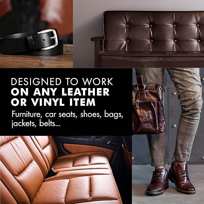 FORTIVO Leather Recoloring Balm, Leather Repair Kit