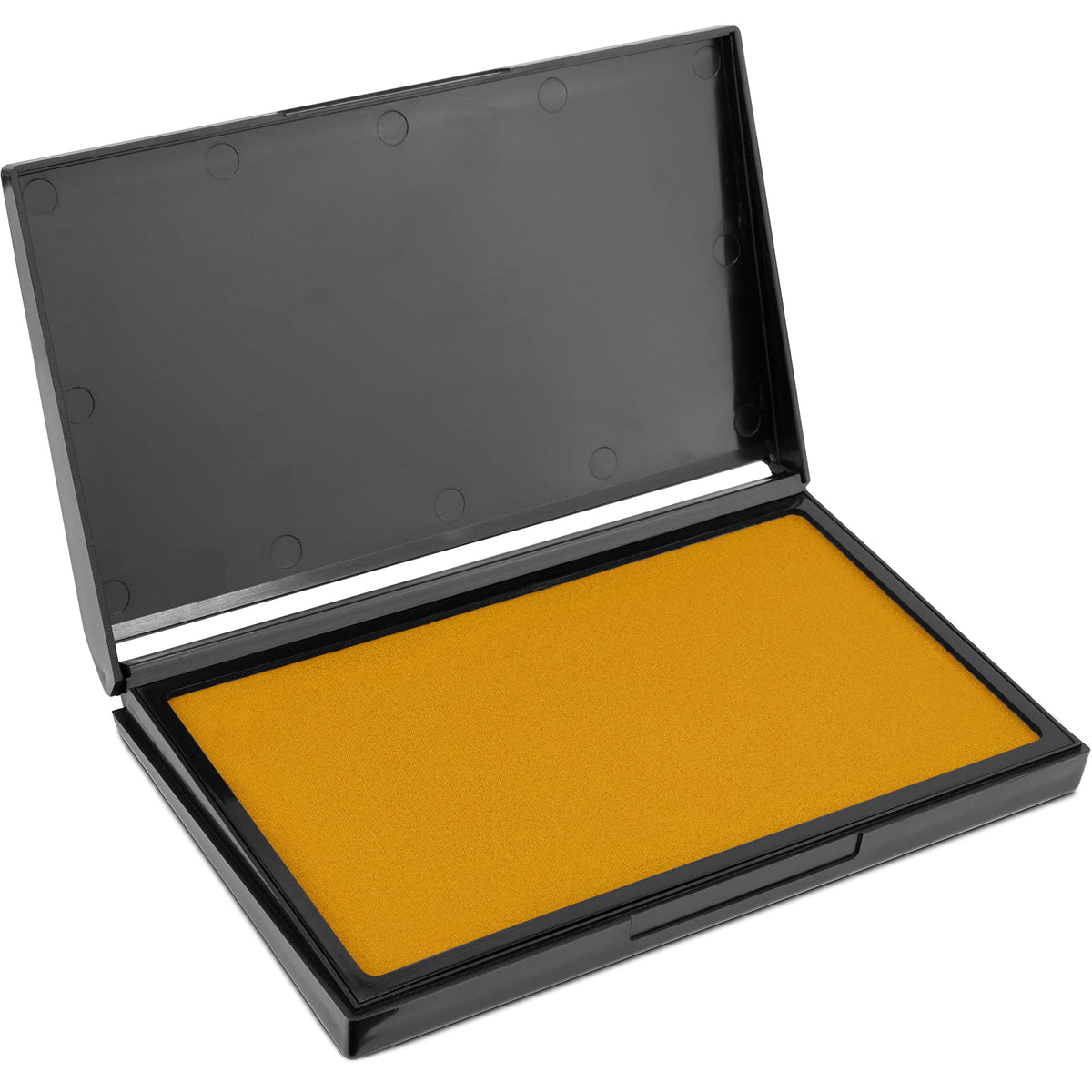 MaxMark Large Premium Dark Yellow Ink Stamp Pad - 4-1/4" by 7-1/4" - Premium Quality Felt Pad