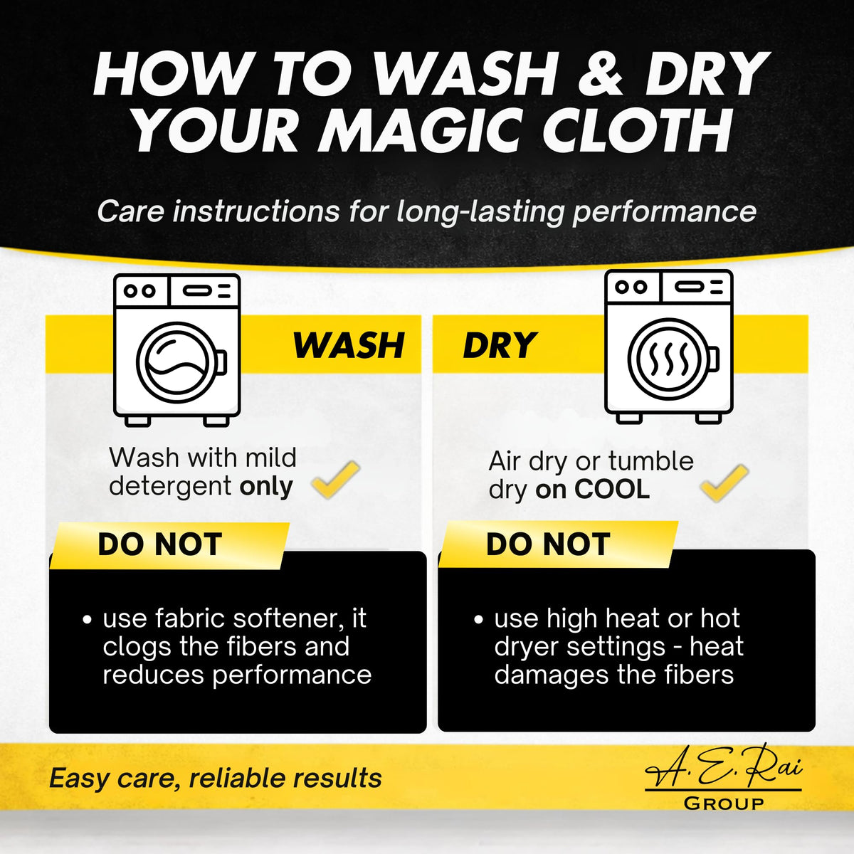 Microfiber Magic Streak Free Cleaning Cloth 6 Pack Clean Any Surface With Just Water Eco Friendly Environmentally Safe Perfect for Window, Mirror, Kitchen, Counters, Appliances, Car, Cycle, TV Screen