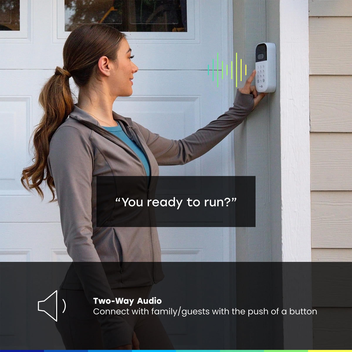 myQ Smart Garage Door Video Keypad with Wide-Angle Camera,Customizable PIN Codes,and Smartphone Control–Take Charge of Your Garage Access Works with Chamberlain, LiftMaster and Craftsman openers,White