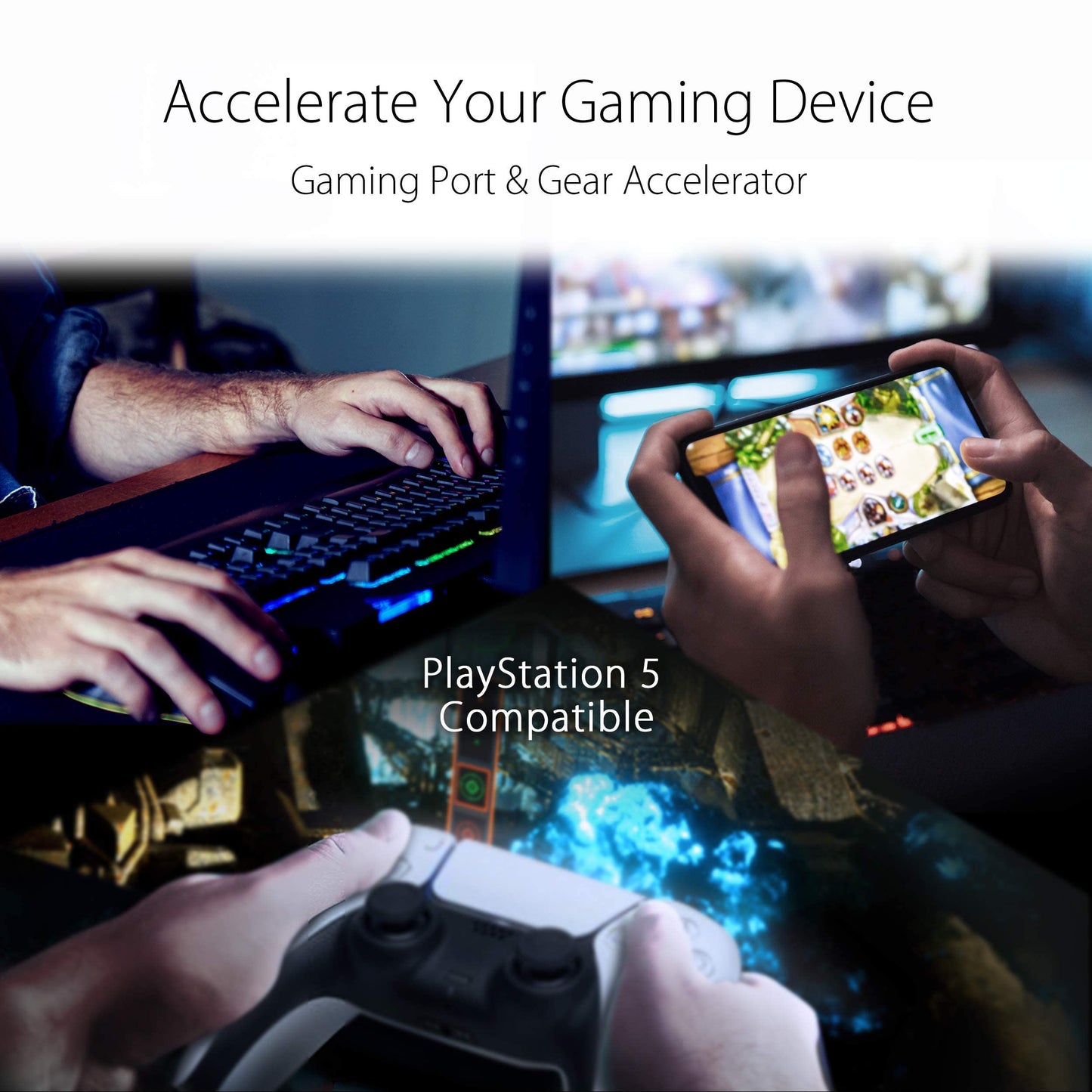 ASUS RT-AX82U AX5400 Dual-Band WiFi 6 Gaming Router, Game Acceleration, Mesh Support, Dedicated Port, Mobile Boost, MU-MIMO, Aura RGB (Renewed)