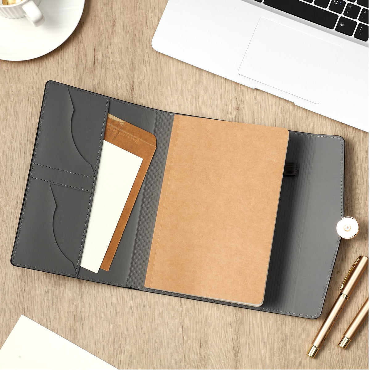 Zhanmai 10 Pack A5 Journal Refill 5.5 x 8.2'' Refillable Notebook Inserts A5 Paper Refill Kraft Travelers Journal Notebooks for Office School Writing Supplies, 100 Sheets/200 Pages(Ruled Lined)