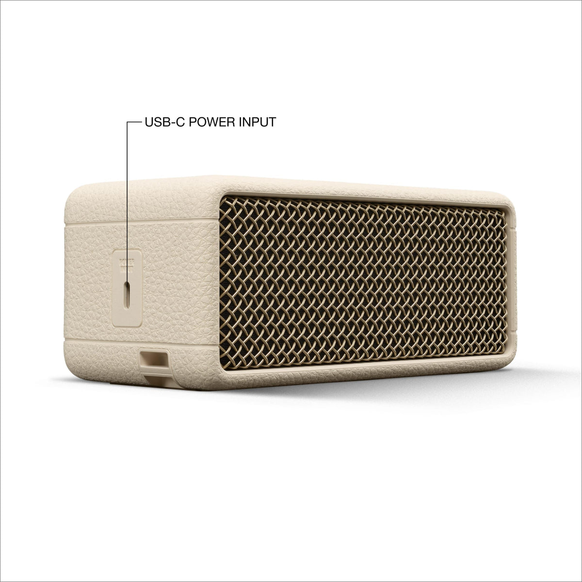 Marshall Emberton III Portable Bluetooth Speaker - Rugged Waterproof IP67 Design | Loud Stereo Sound, Deep Bass with 32+ Hr Playtime | Compact and Wireless for Travel and Outdoors - Cream