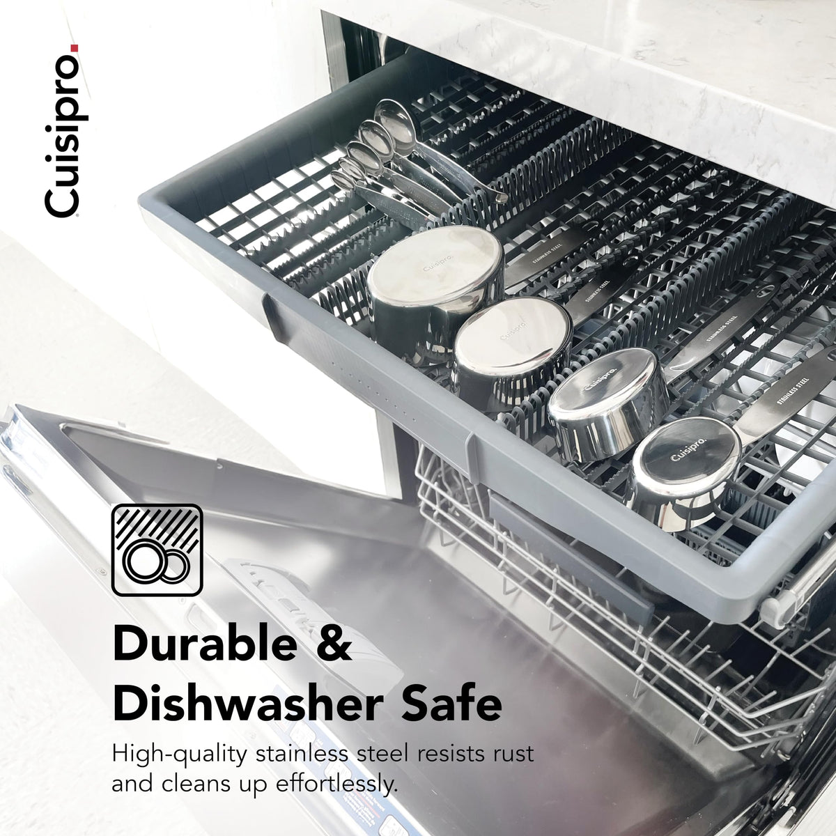 CUISIPRO Measuring Cup & Spoon Set SS