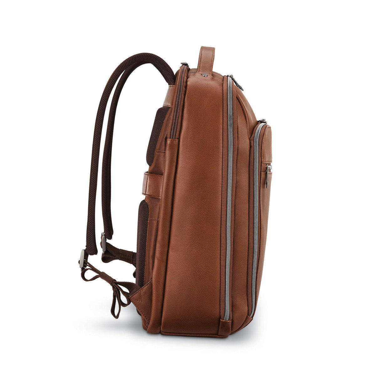 Samsonite Classic Leather Backpack, Cognac , One Size